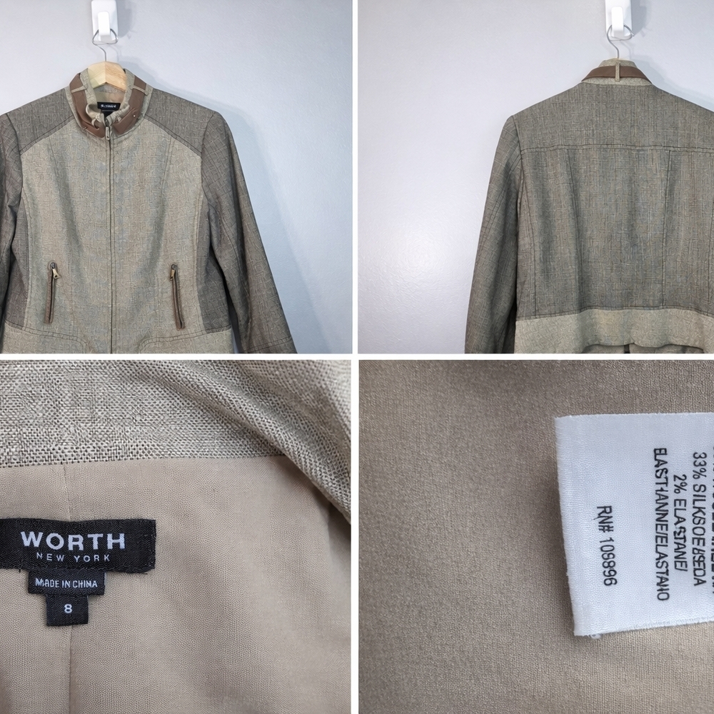 Worth Women's Two-Tone Lightweight Jacket